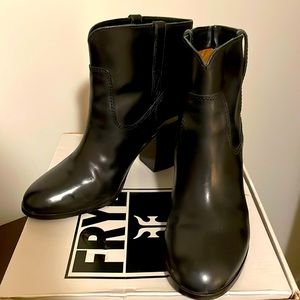 Frye Myra Bootie Black Leather